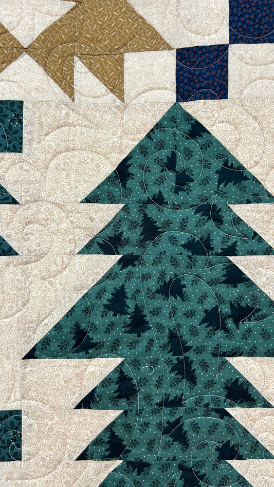 Thimble Berry Neighborhood Quilt (Queen)