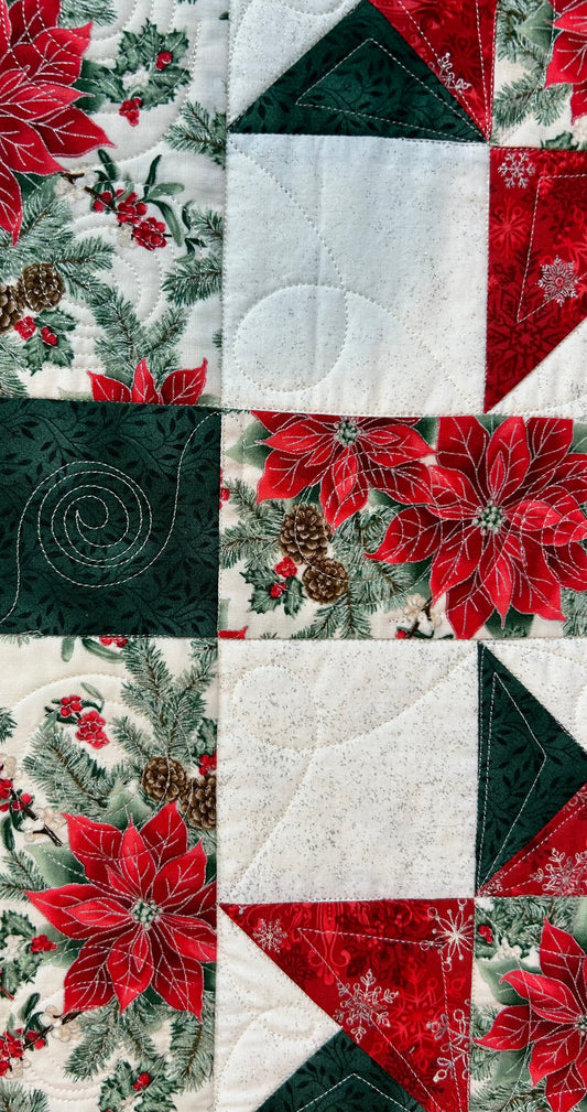 Silver Star Table Runner