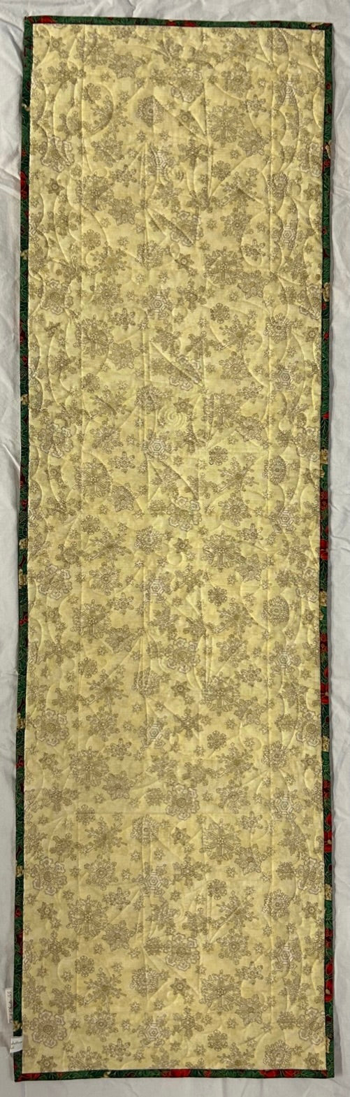 Star Gold Christmas Table Runner