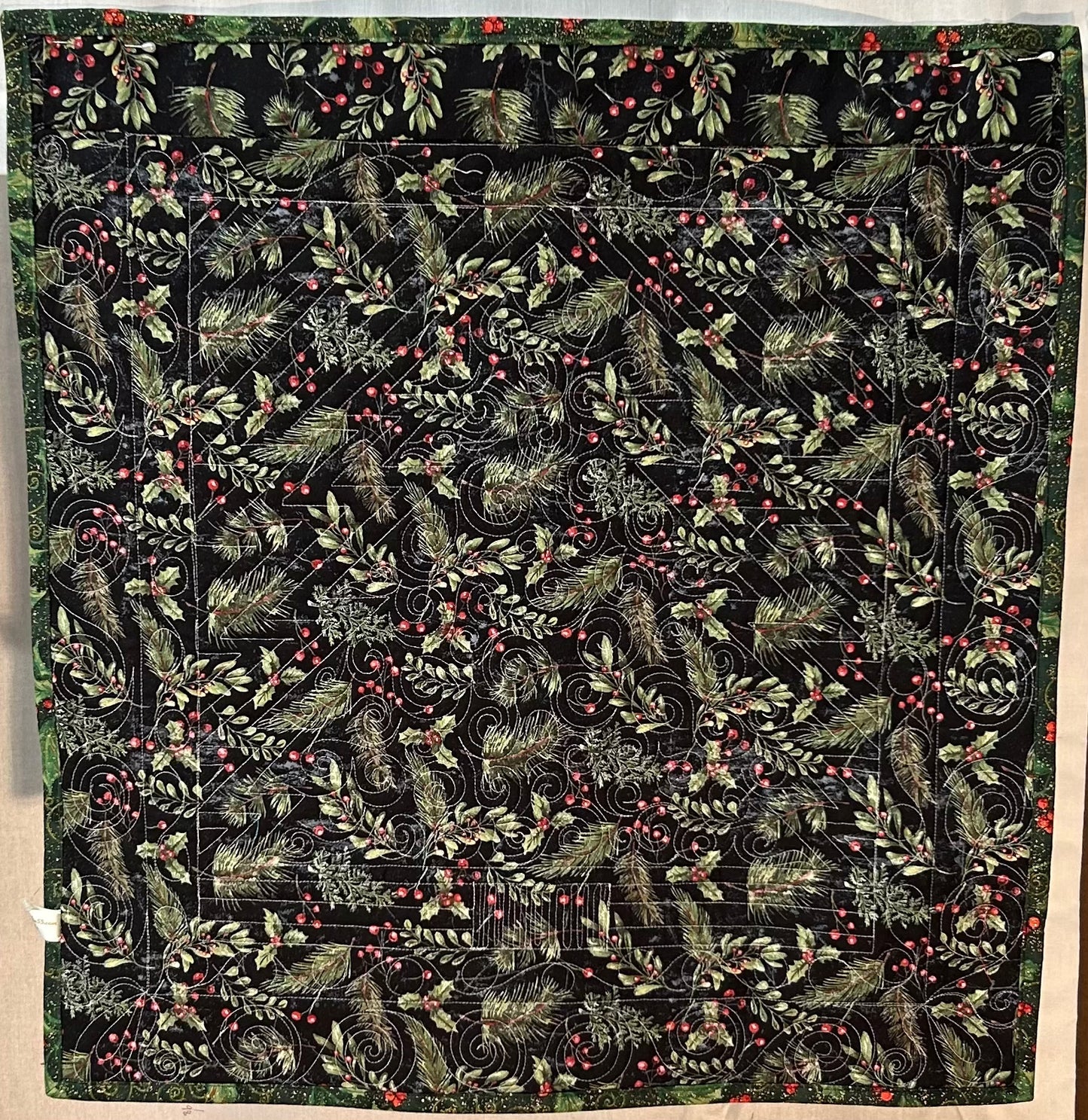 Green Tree Wall Hanging 2" Squares