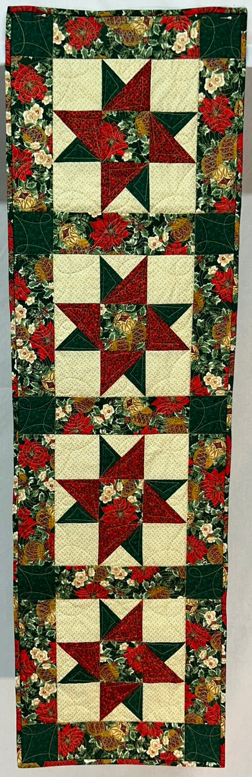 Poinsettia Table Runner