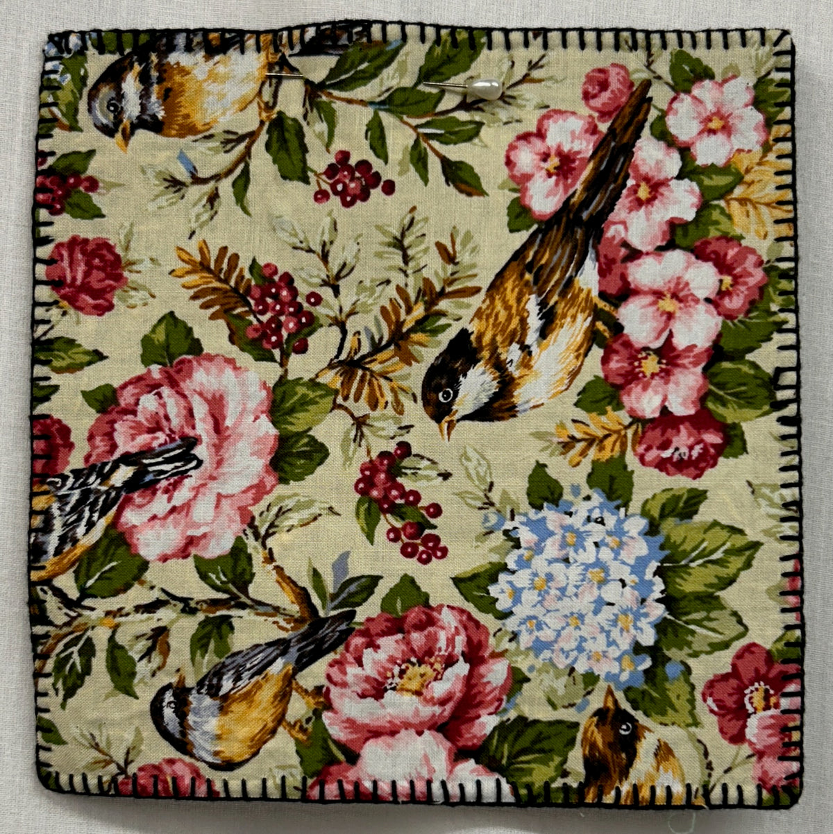 Apple Core Red Penny Rug