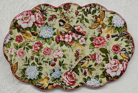 Basket of Tulips Penny Rug