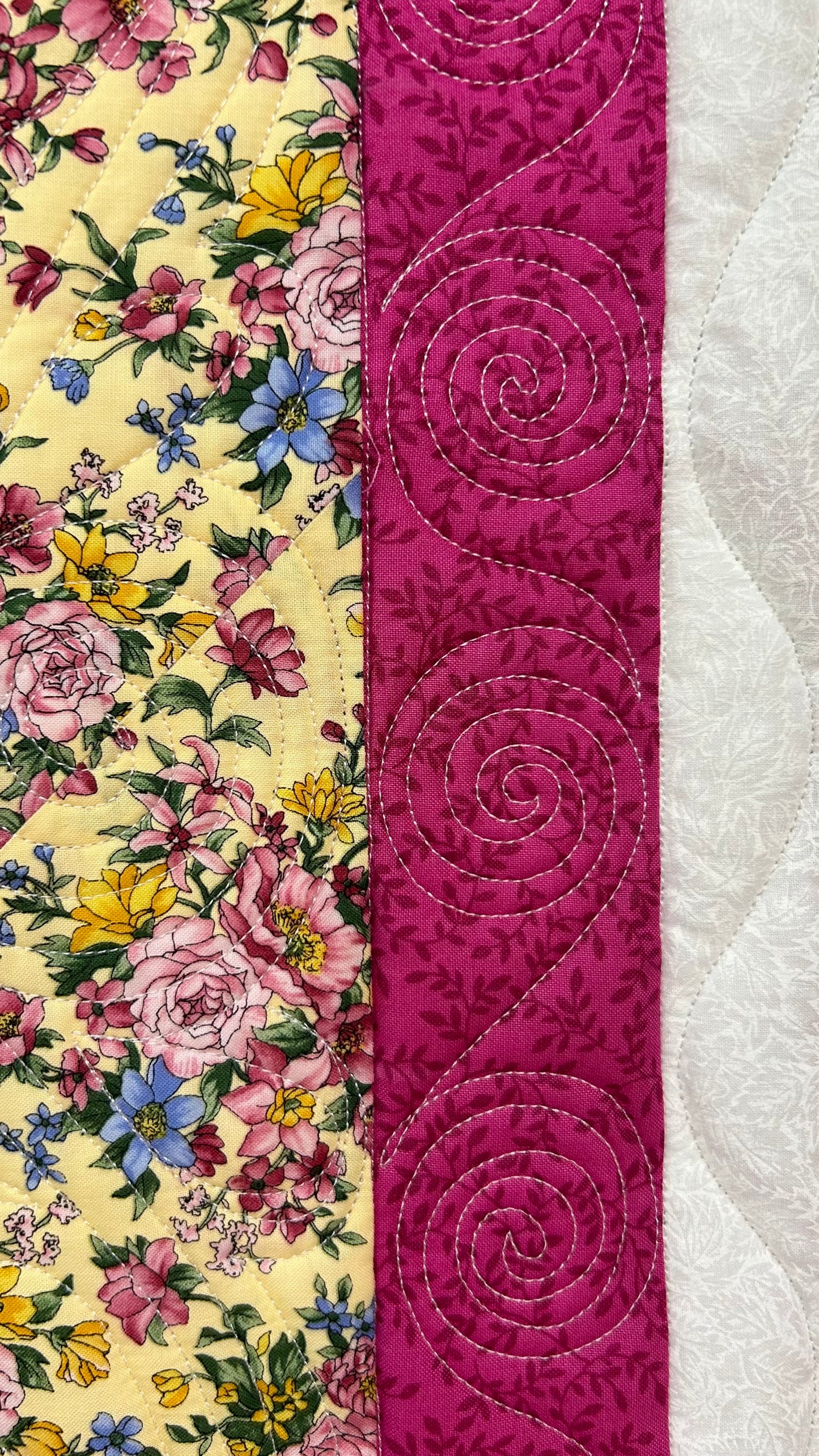 Embroidered Garden Quilt (Twin)