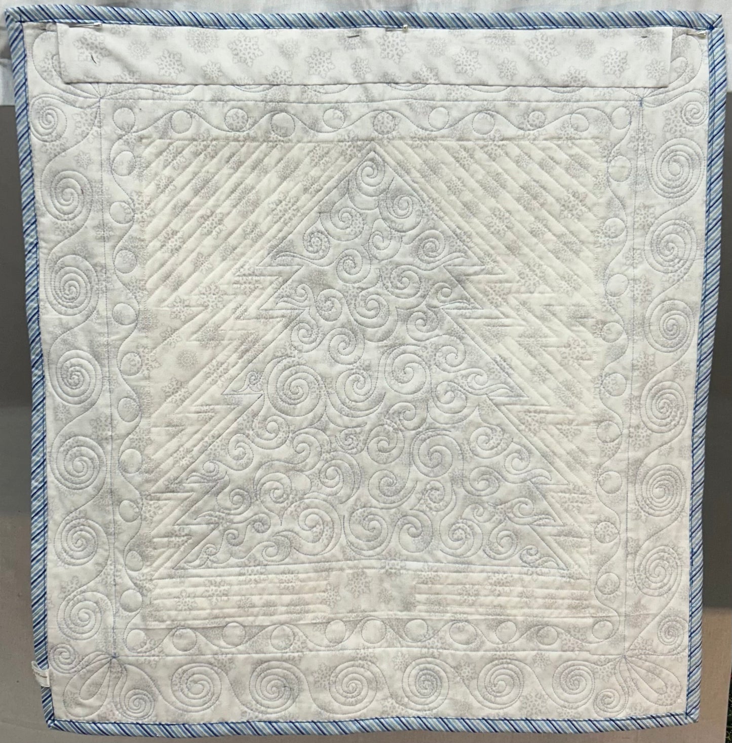 Blue Tree Wall Hanging 2" Squares