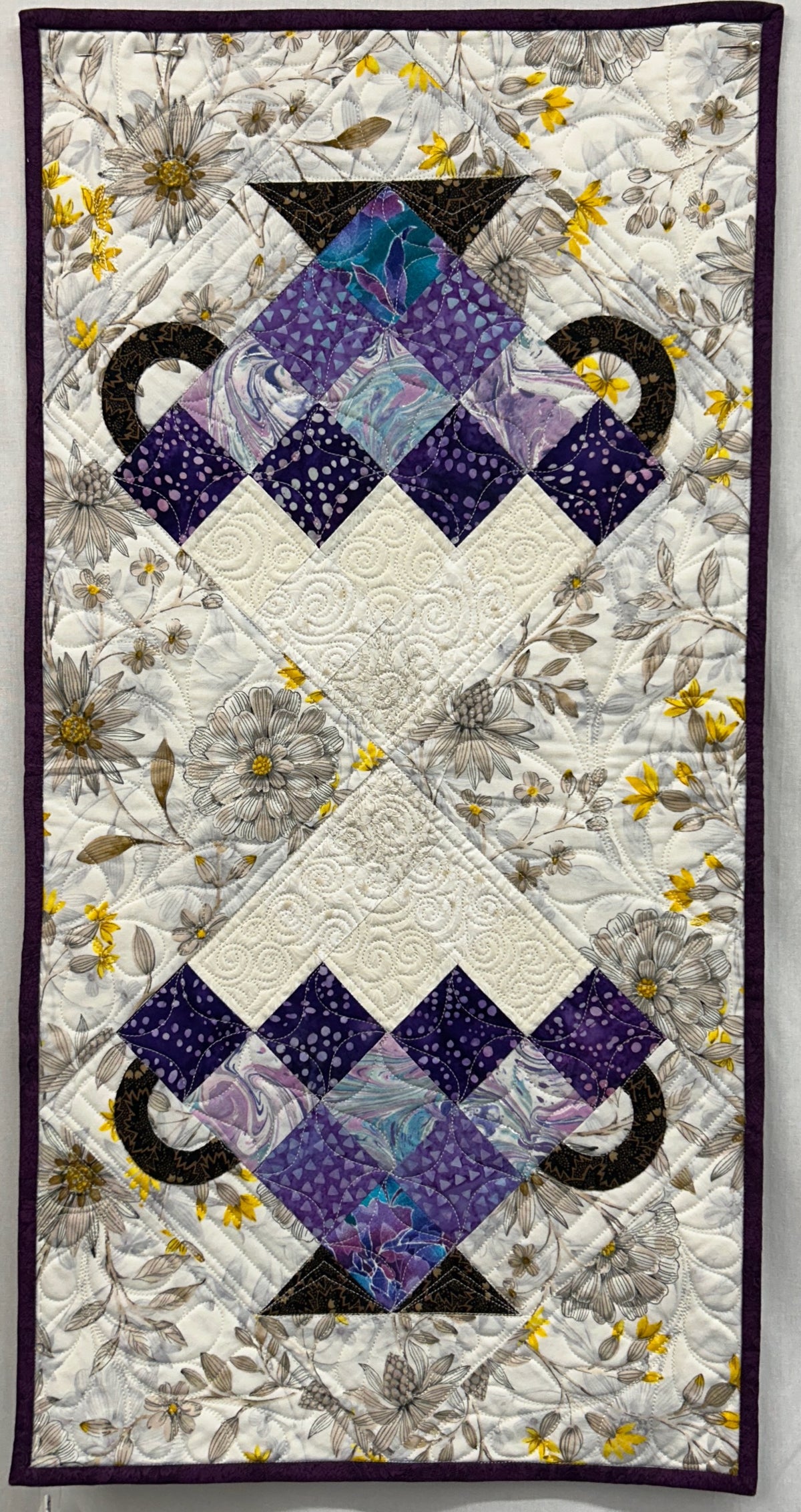 Purple Candy Dish Table Runner