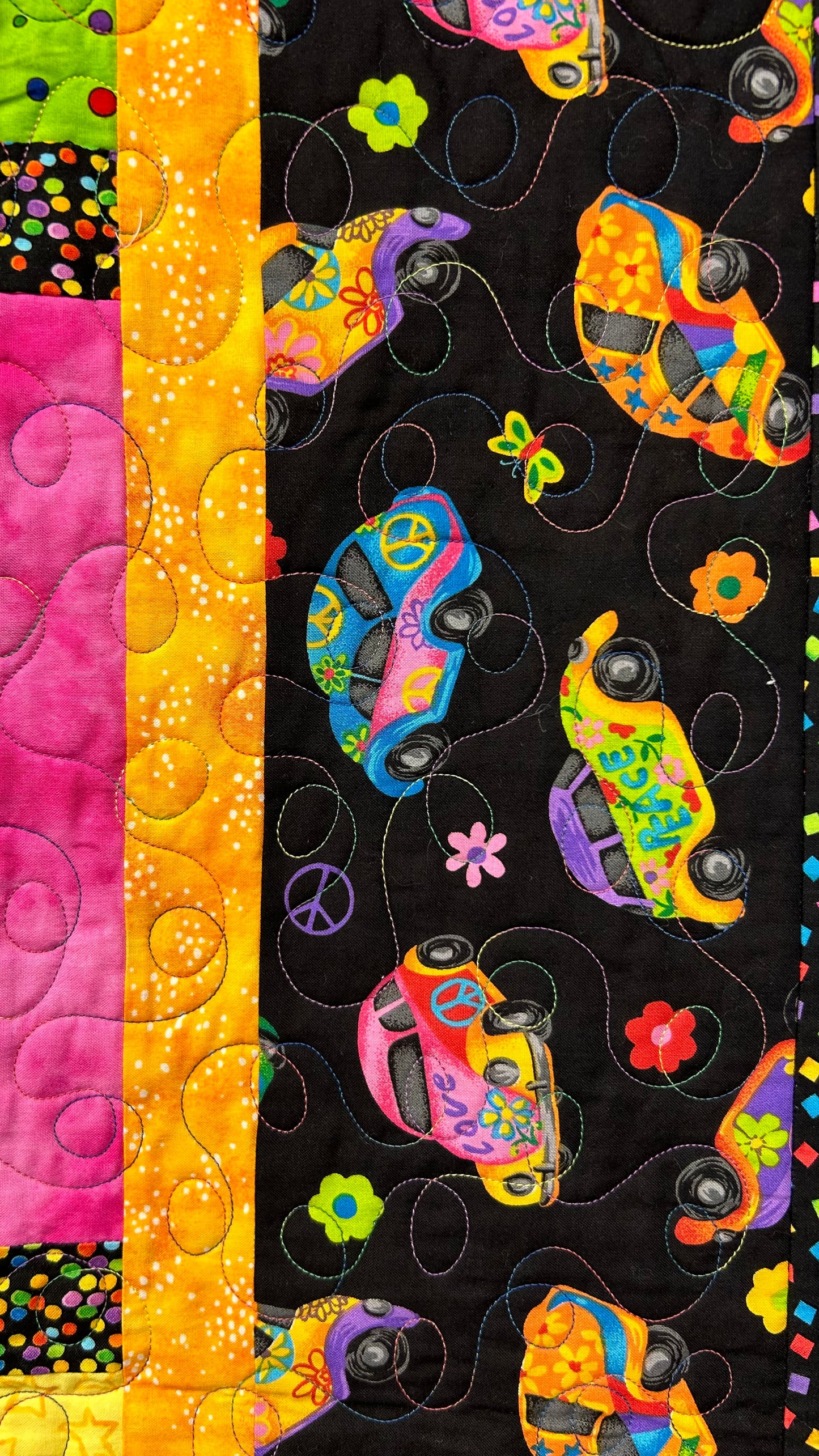 Volkswagon Bug Quilt (Baby)