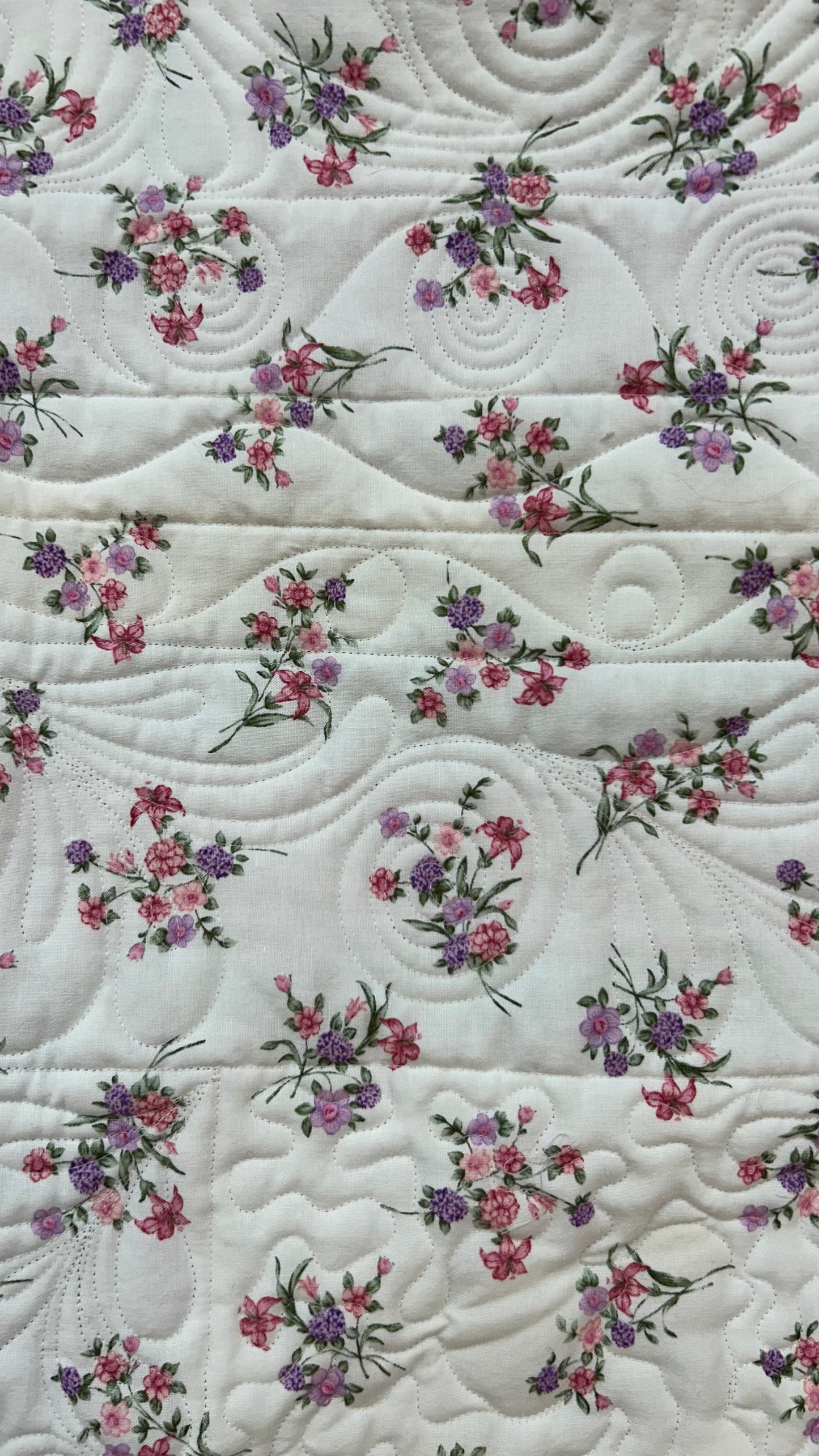 Embroidered Garden Quilt (Twin)