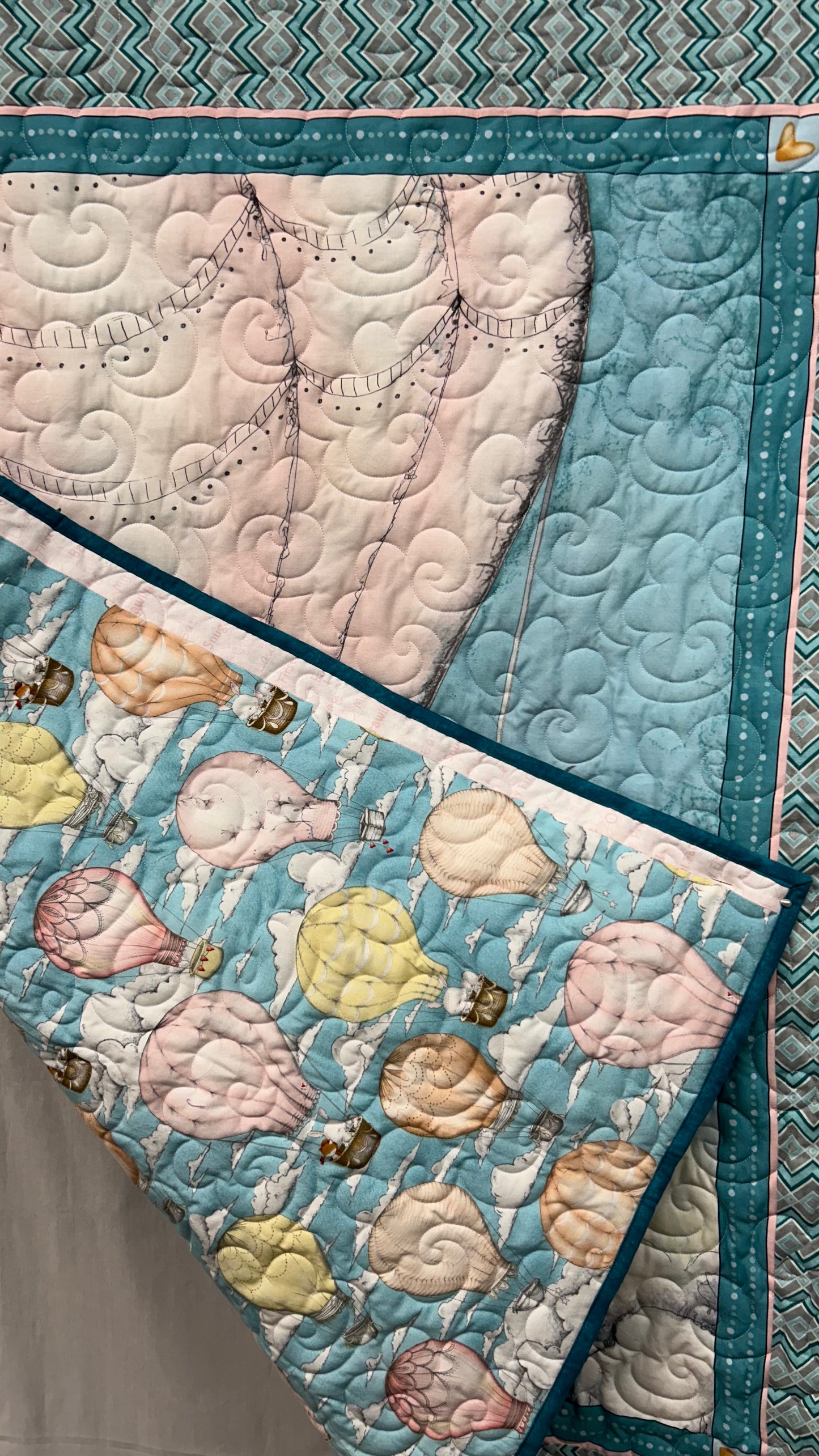 Hot Air Balloon Quilt (Baby)