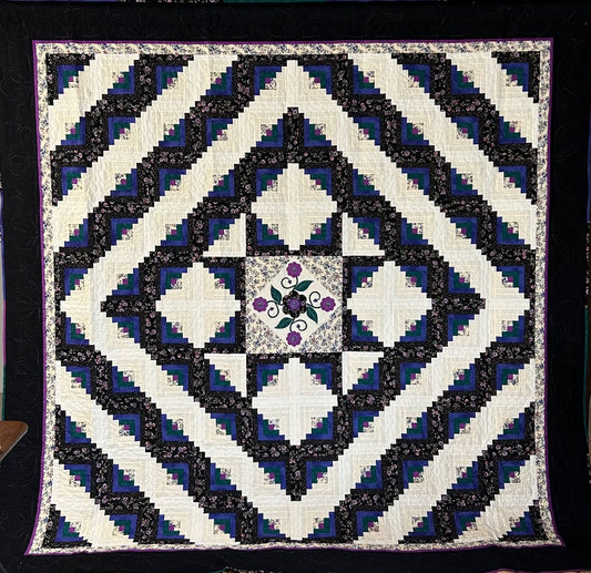 Star Log Cabin Quilt (King)