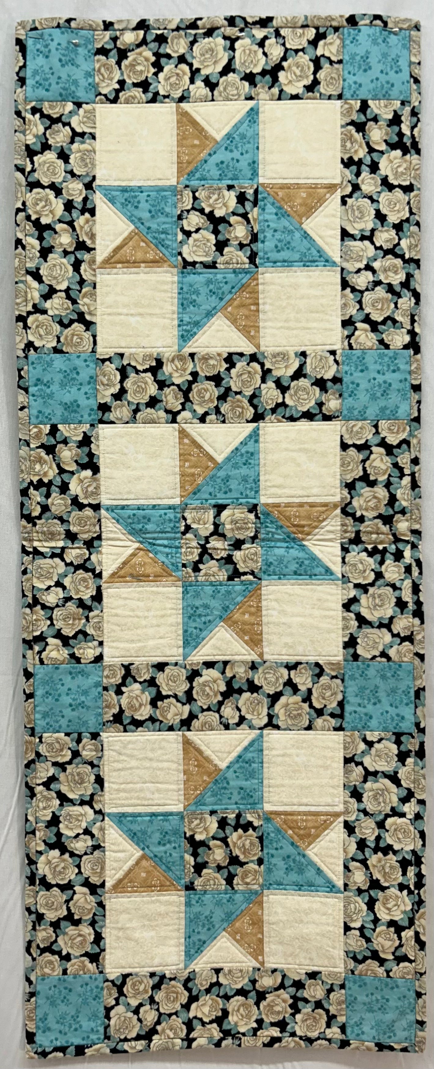 Black & Blue Table Runner