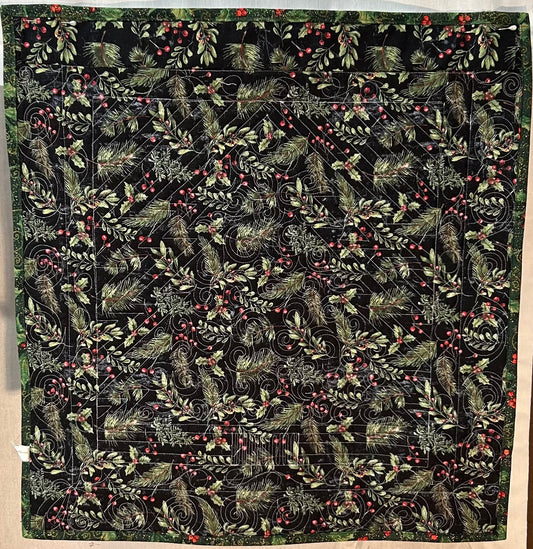 Green Tree Wall Hanging 2" Squares