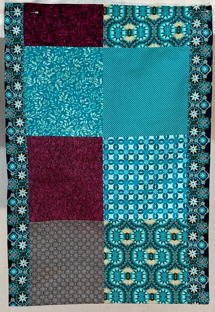 Squares All Around Quilt with Pillow Sleeve (Full)