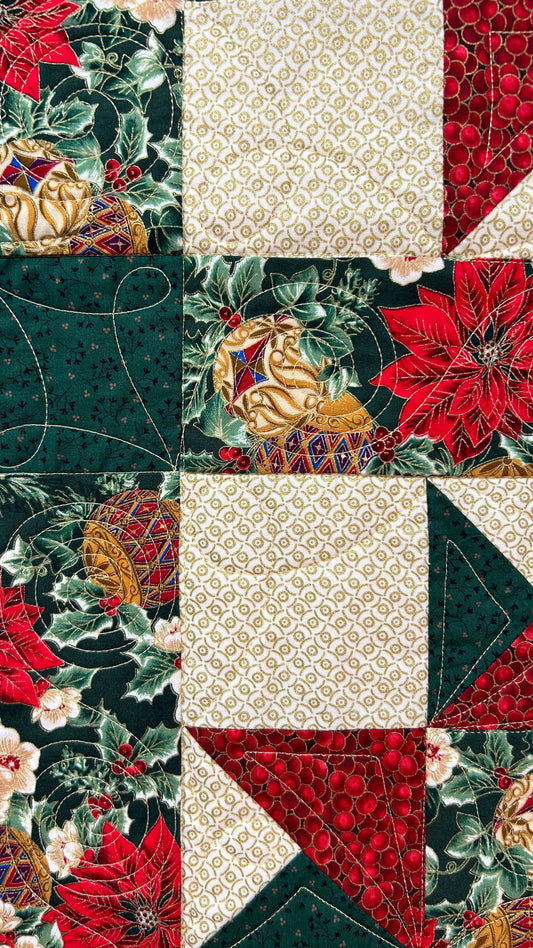 Poinsettia Table Runner