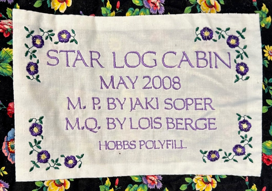 Star Log Cabin Quilt (King)