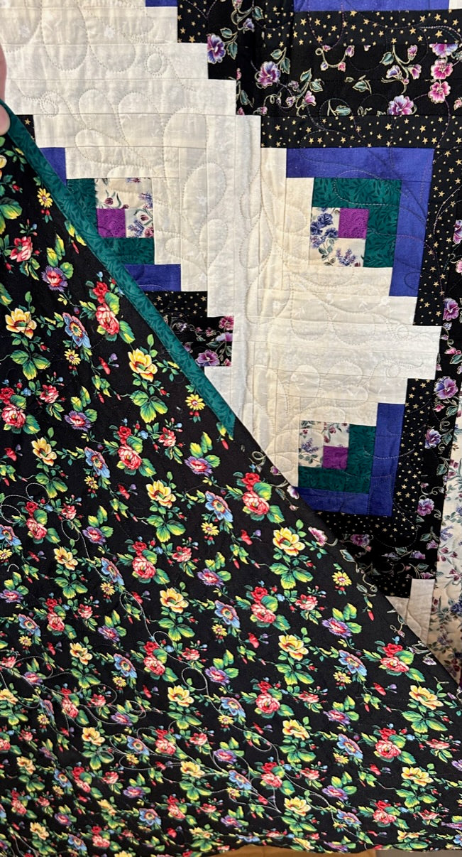 Star Log Cabin Quilt (King)