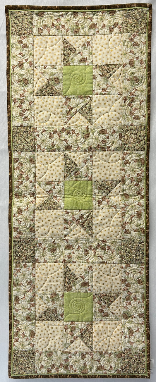Pine Cones Table Runner