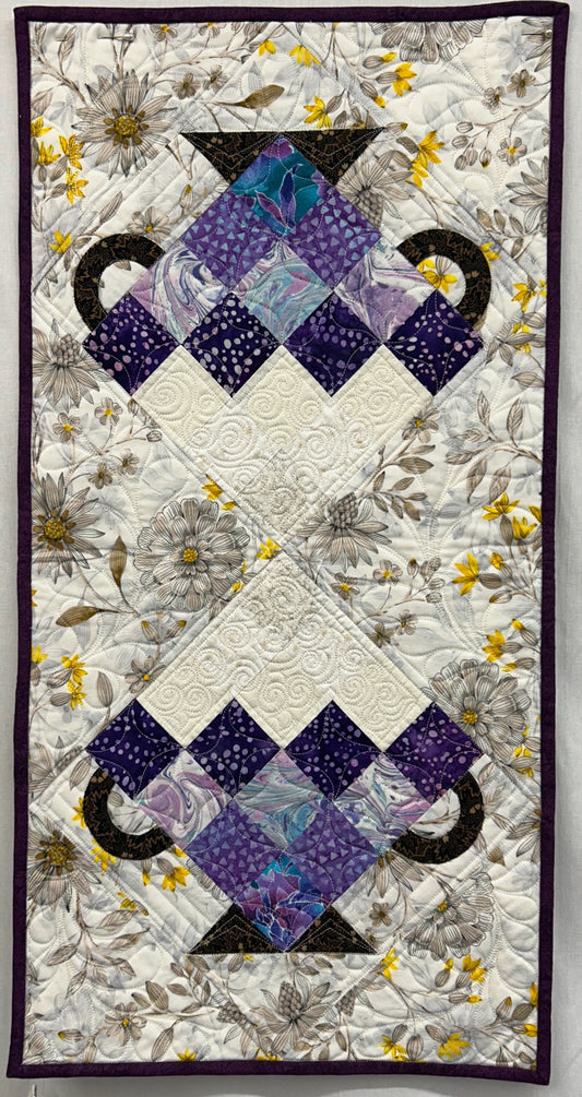 Purple Candy Dish Table Runner